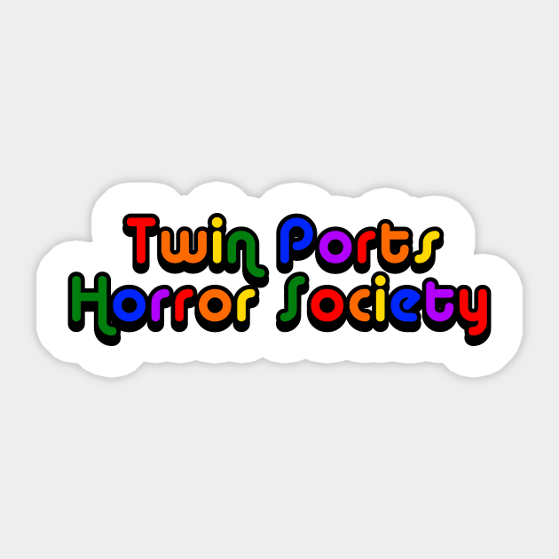 TPHS Rainbow Logo Sticker by Twin Ports Horror Society